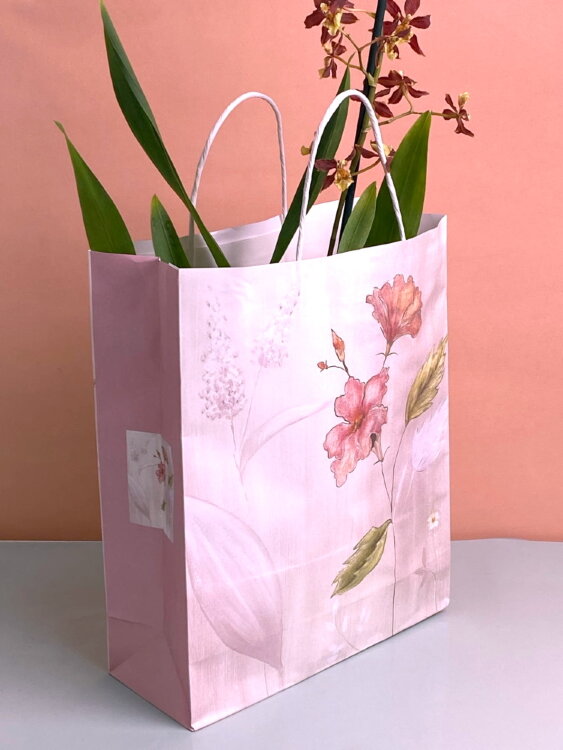 Пакет подарочный "Цветок" 