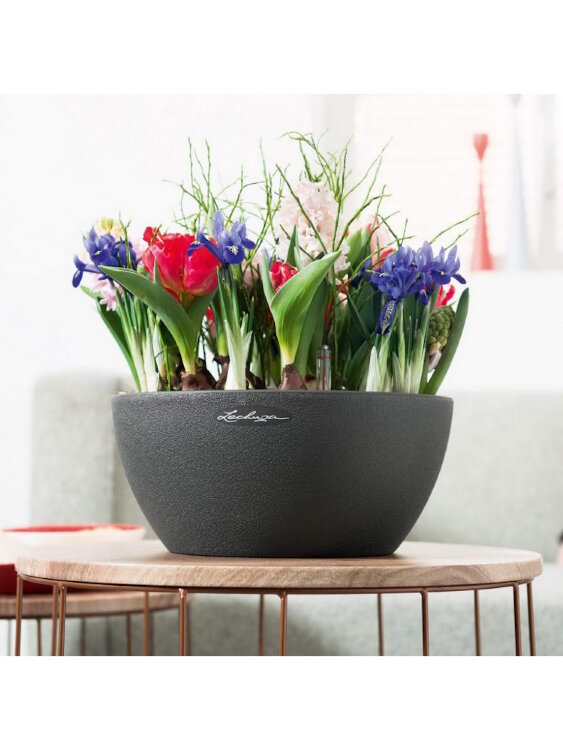 Кашпо Lechuza Cubeto Песочный белый 