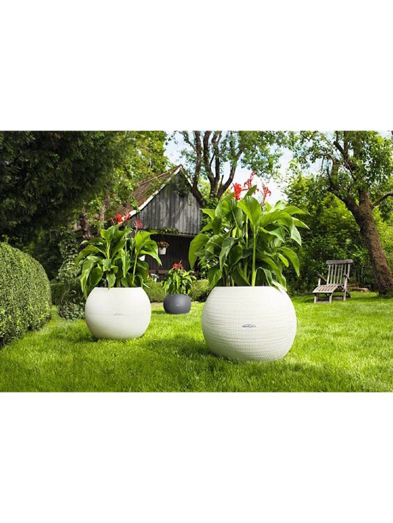 Кашпо Lechuza Puro Песочно-коричневое 