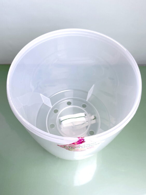 Горшок Орхидея Твин прозрачный ⌀15 