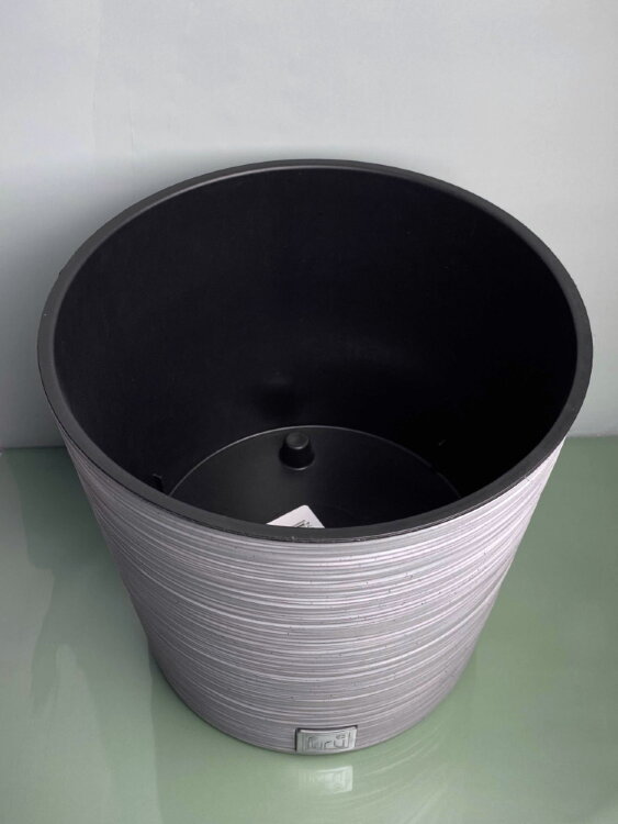 Горшок Фуру Раунд Лоу светло-серый 