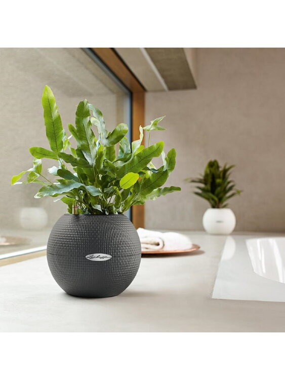 Кашпо Лечуза Пуро серое 