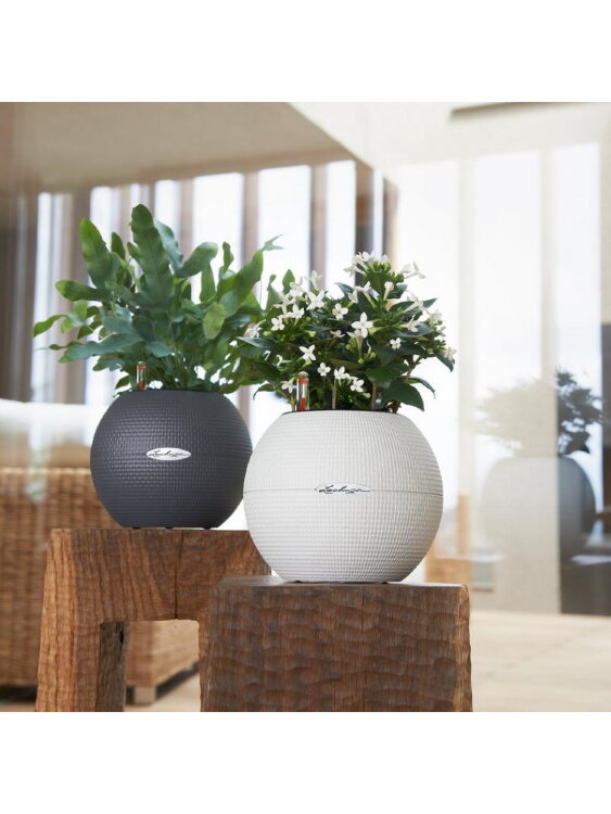 Кашпо Лечуза Пуро серое 