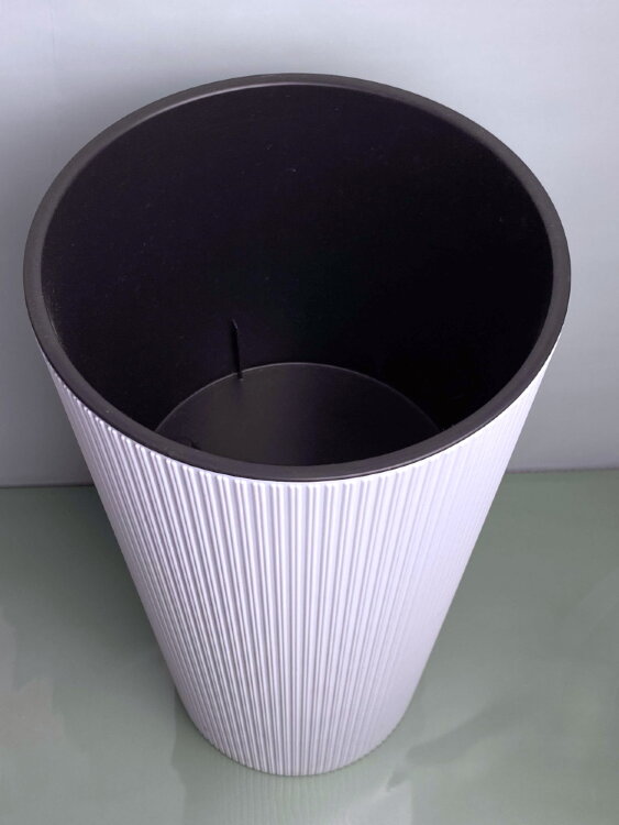 Горшок Лила Джемпер белый ⌀19 