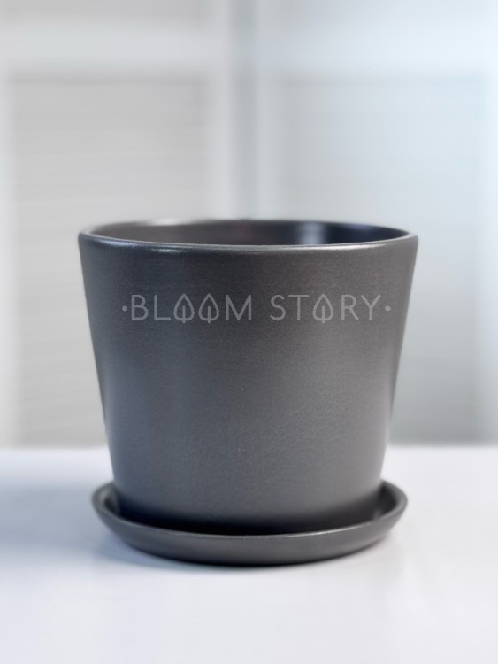 Горшок серый базовый 