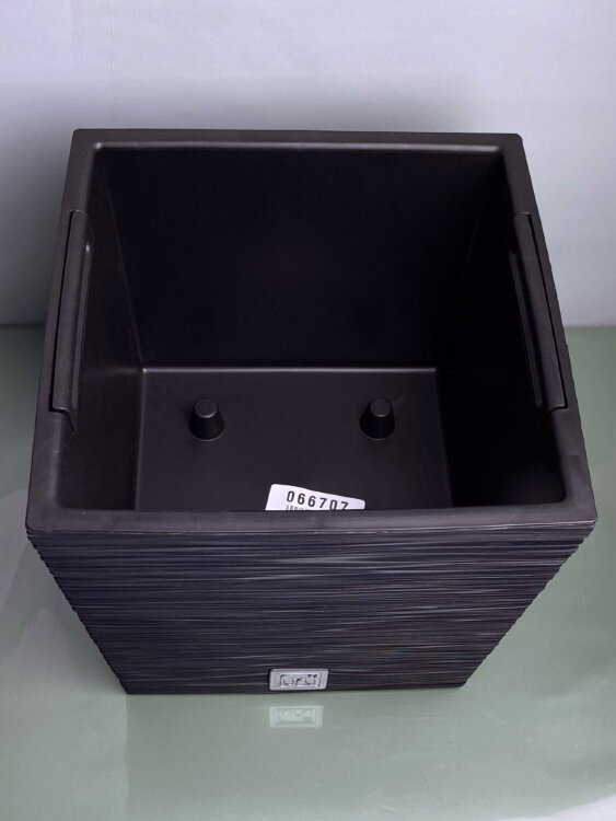 Горшок Фуру Куб Лоу антрацит ⌀24 