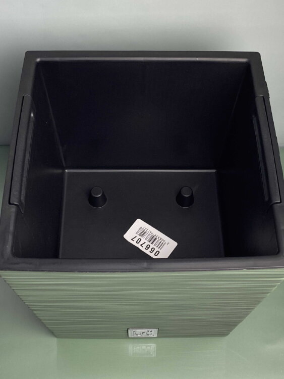 Горшок Фуру Куб Лоу зелёный ⌀24 