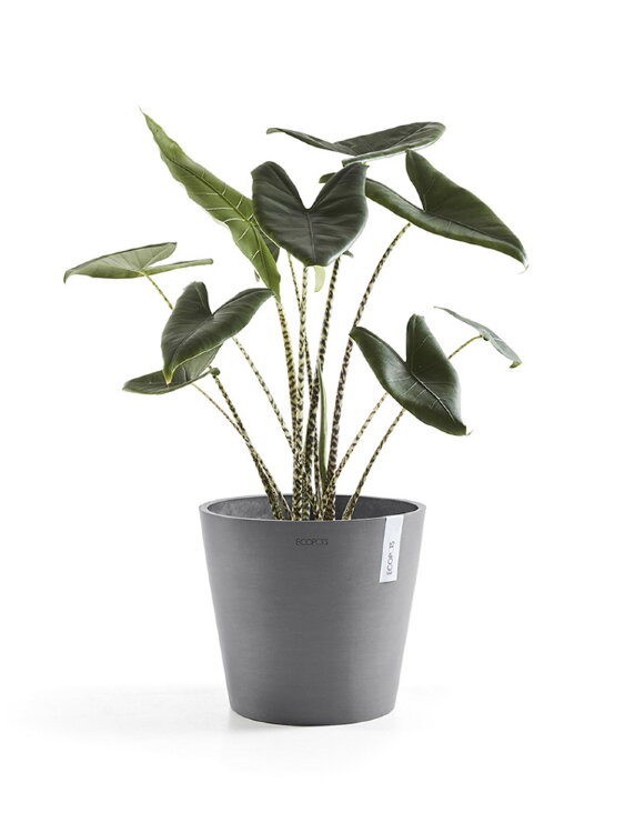 Кашпо Ecopots Amsterdam серое 