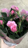 Роза кордана розовая ⌀10 30 см 