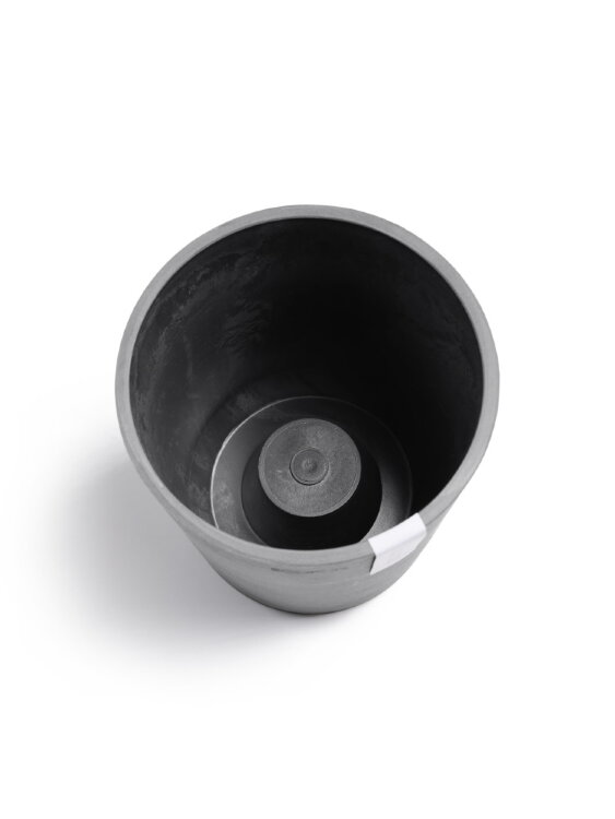 Кашпо Ecopots Morinda серо-коричневое 