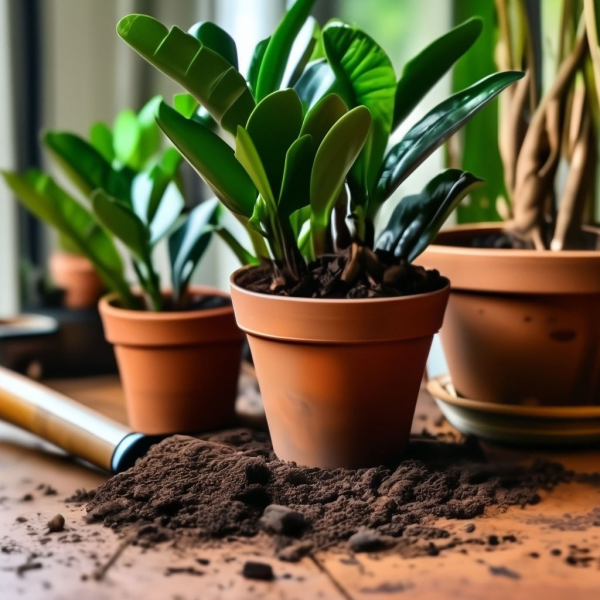 Пересадим за вас Смешаем нужный грунт, бережно упакуем готовую...